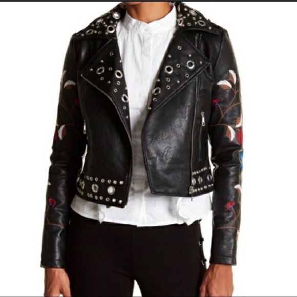 Romeo & Juliet Couture Jackets & Coats Romeo Julietcouture Grommet